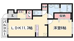 間取図画像 1LDK