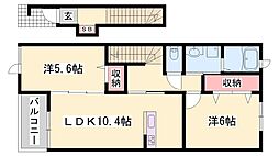 サンリットベルＡ 2階/-