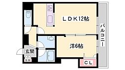 メゾン・ニューいろは 4階/-