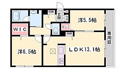 シャーメゾン飾磨区細江 1階/-