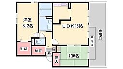 ヴェルドミール・K 2LDKの間取図画像