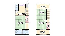 池田アパート 南棟西 2階/-