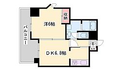 クリーンピア南大路時計台 1LDKの間取図画像