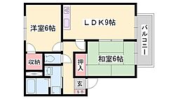 コウジィーコート・K 2LDKの間取図画像