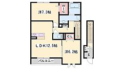 リジエール　ドゥ 2階/-