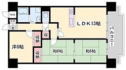 ロイヤル五軒邸 3LDKの間取図画像