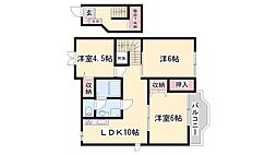 グレースガーデン2 3LDKの間取図画像