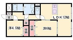 ヴィラ・カプリコーン 2階/-