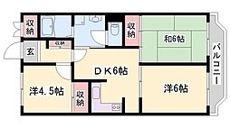 ビアンコ・ディモーラ 3DKの間取図画像