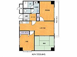 ソレーユ南条 3LDKの間取図画像