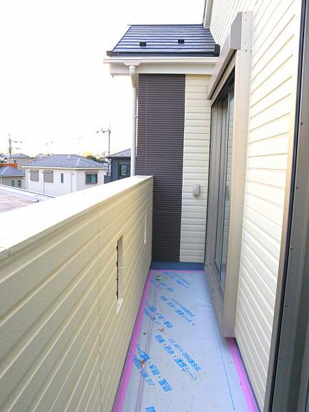 風通しのよいバルコニー。お洗濯物も乾かしやすいですね。（2026.1.26撮影）