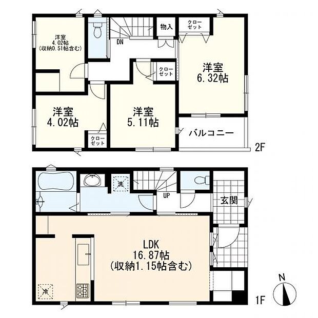 間取図 4ＬＤＫ