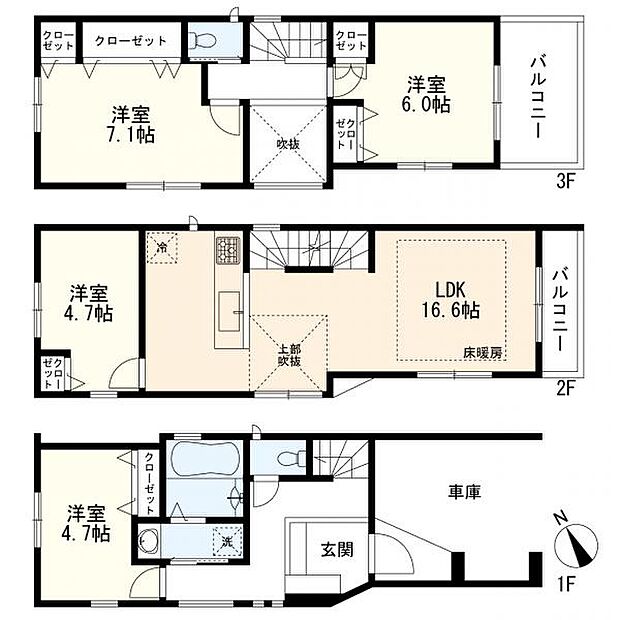 2号棟　4ＬＤＫ
