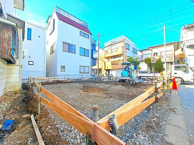 完成前の状態をご覧いただくことで、隣接した環境もしっかりとご覧いただけます（2026.1.8撮影）