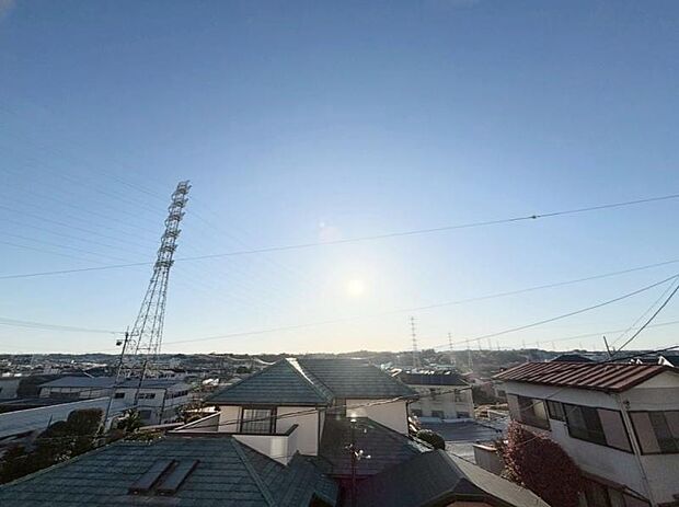 開放感のある眺望。季節による景色の変化を日常の生活と共に感じてください。【2026.2.9撮影】