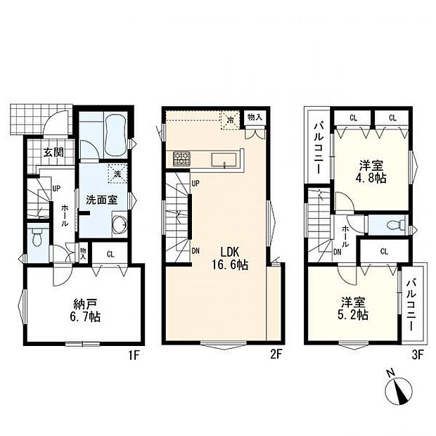 B号棟 2SLDK