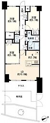 パレステージ片倉町ナチュラコート 3LDKの間取図画像