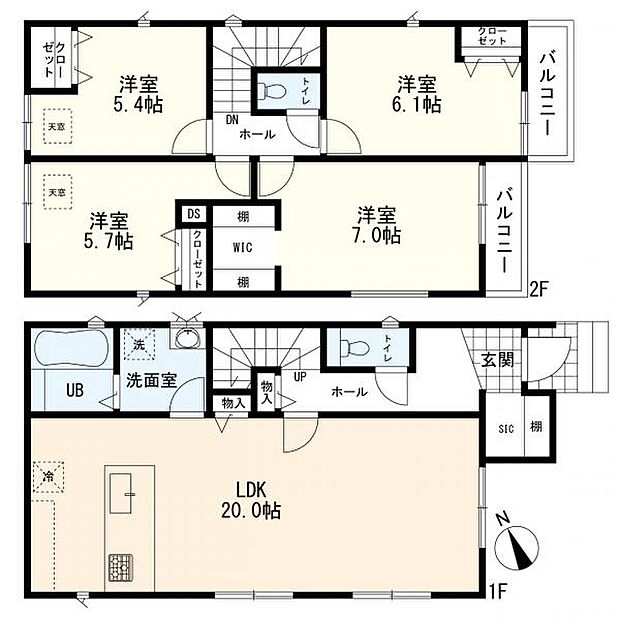 1号棟 4LDK