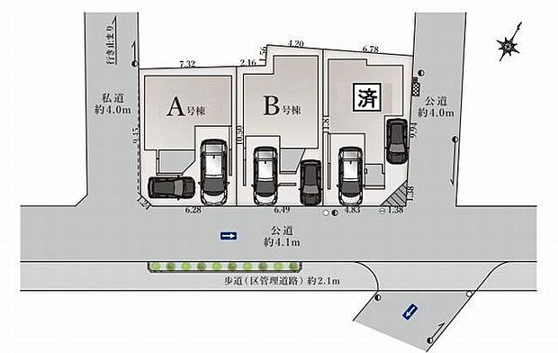 Ｂ号棟区画図