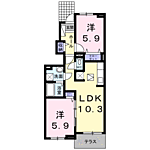 浜松市中央区若林町 2階建 築10年のイメージ