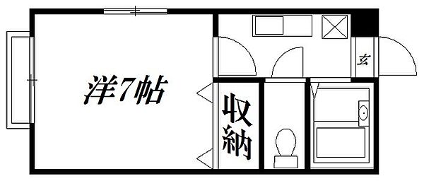 静岡県浜松市中央区和合町(賃貸マンション1K・2階・23.16㎡)の写真 その2