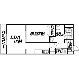M'sdream5 1LDKの間取図画像