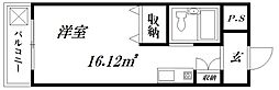 メゾン・ド・サンディーク ワンルームの間取図画像