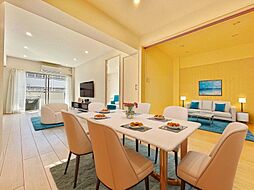 真間パレスマンション 3LDKのリビング/ダイニング