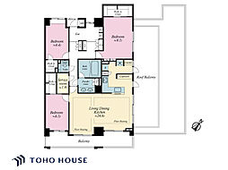 間取図画像 3SLDK