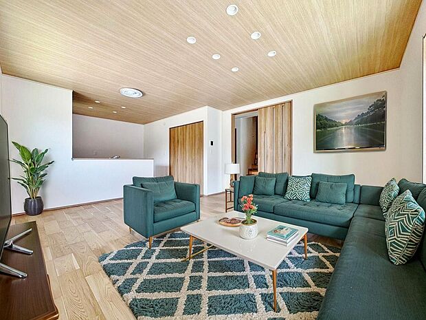 「リビングダイニング」（画像内の家電・家具等はCGです。本物件には付帯されません）