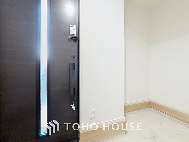 「ダブルロックドアの玄関」