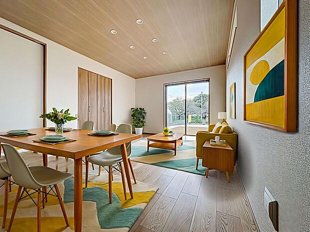 「リビングダイニング」(画像内の家電・家具等はCGです。本物件には付帯されません)