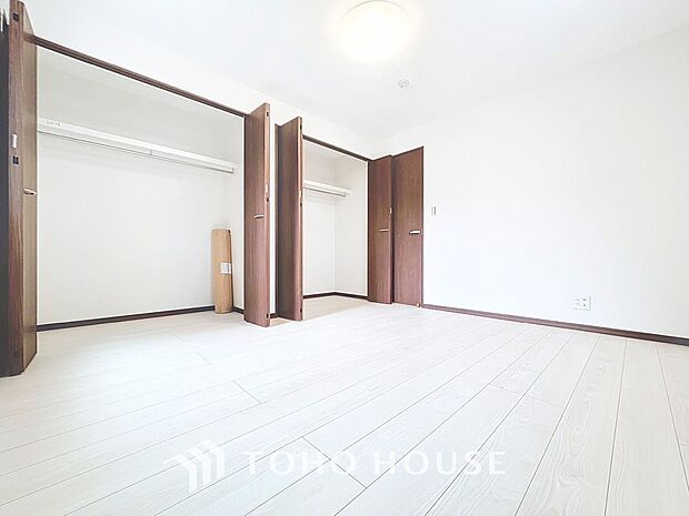 「収納」全ての居室にクローゼットを完備しております。