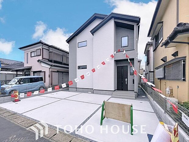 「外観」単に見た目や質感の良さだけではなく、建物の基礎や構造といった、目には見えにくい部分にもこだわります。住まいの本質の部分から、住み心地や安全性を見つめ直しました。