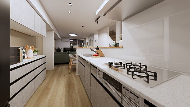 （A号棟）完成予想図キッチン