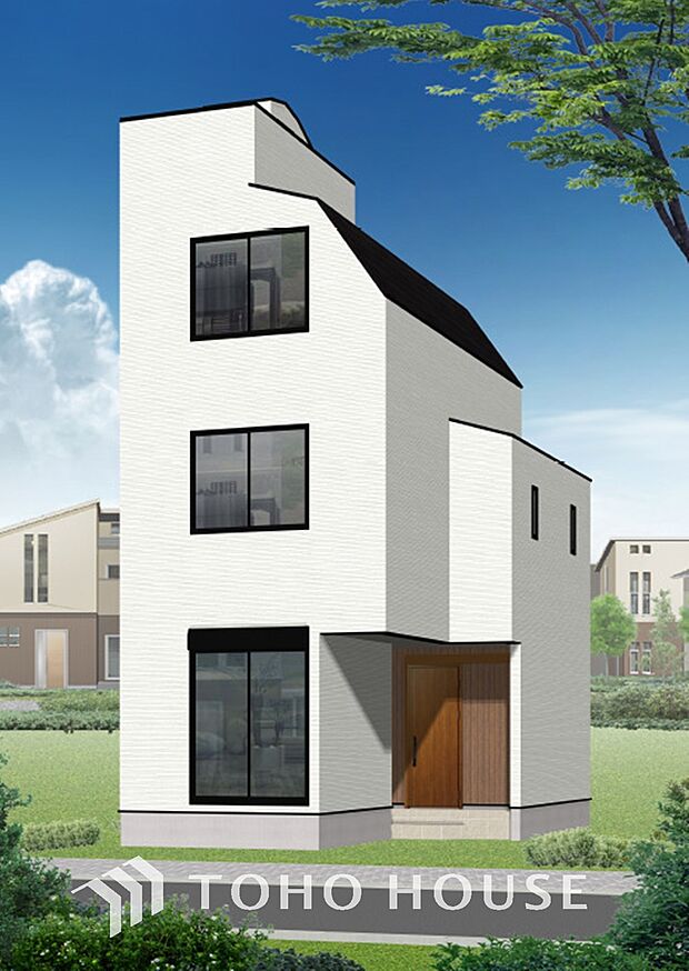 「完成予想図 外観」