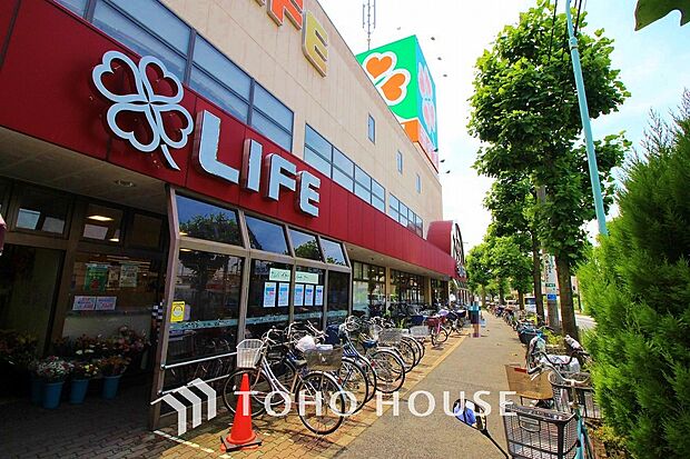 ライフ鹿骨店まで約171m