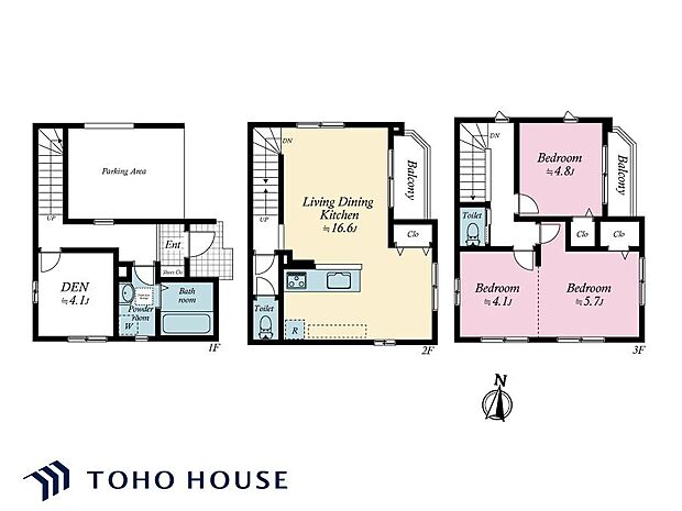 2SLDK(3SLDK変更可)