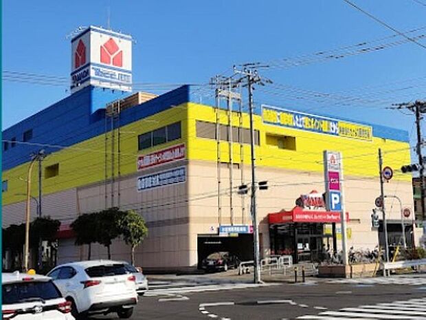 ヤマダデンキテックランド_350ｍまで約1000m。