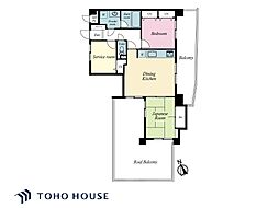 ライオンズマンション船橋本町通り 2SDKの間取図画像