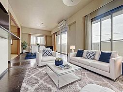 グランアジール東京アクアレジデンス 4LDKのリビング/ダイニング