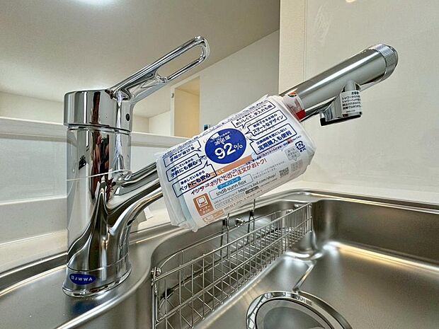 クリアな水が毎日使え、見た目にもスマートな浄水器一体型。お米を炊いたりする際には浄水機能をつかうこともできて、人気の商品です。