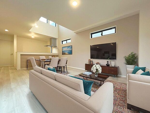 「リビングダイニング」(画像内の家電・家具等はCGです。本物件には付帯されません)