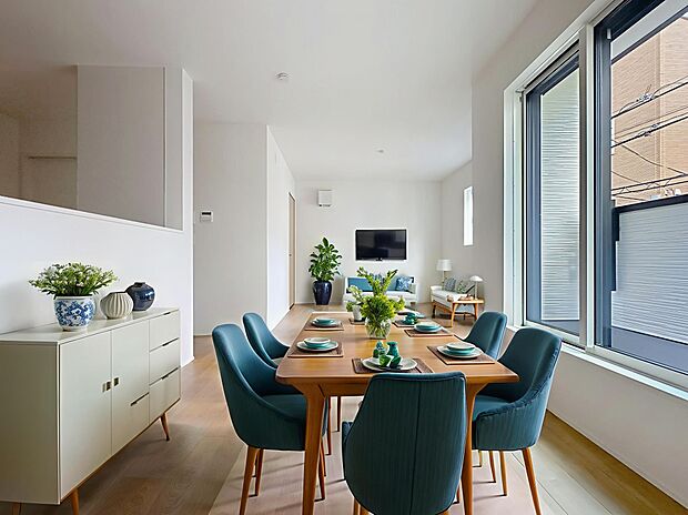 「リビングダイニング」（画像内の家電・家具等はCGです。本物件には付帯されません）