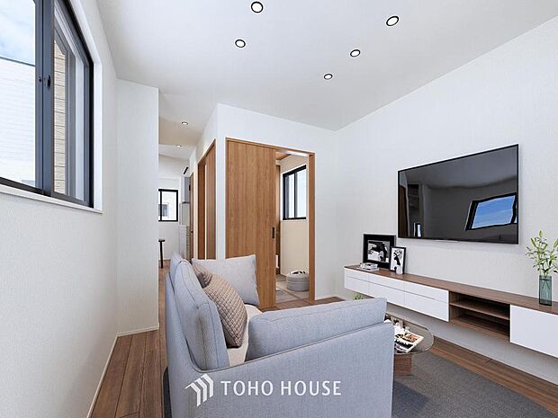 「完成予想図」ただ「 住む 」だけじゃない。 気持ち良く住んで欲しい気持ちをこめて・・・。 お家の事、街の事、お金の事、 何でも相談して下さい。