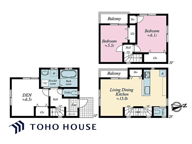 間取り 江戸川区中央1丁目
