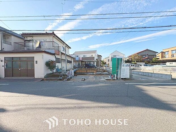 「前面道路含む現地」