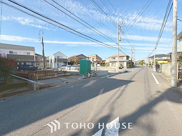 「前面道路含む現地」