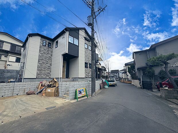 「前面道路含む現地」北西4ｍ