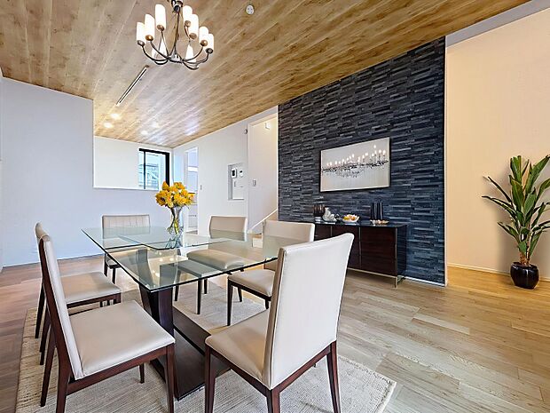 「リビングダイニング」(画像内の家電・家具等はCGです。本物件には付帯されません)